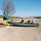 Sea Eagle Boats FSK16K FishSkiff Inflatable Fishing Boat 16ft SAK57351 - Lifestyle With Man Hauling The Boat
