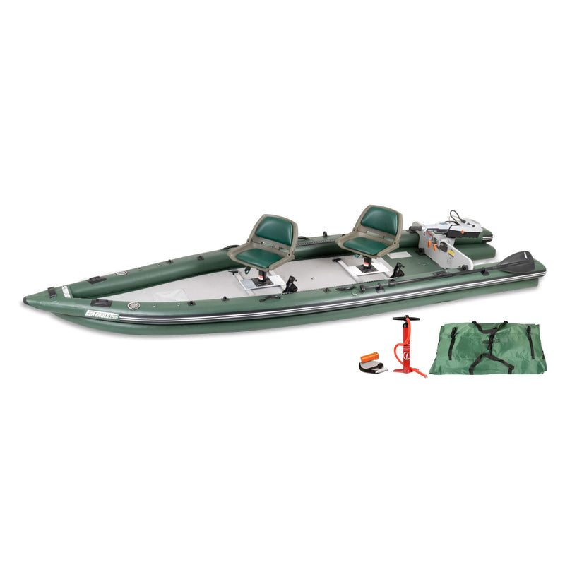 Sea Eagle Boats FSK16K FishSkiff Inflatable Fishing Boat 16ft SAK57351 - Ultimate Package