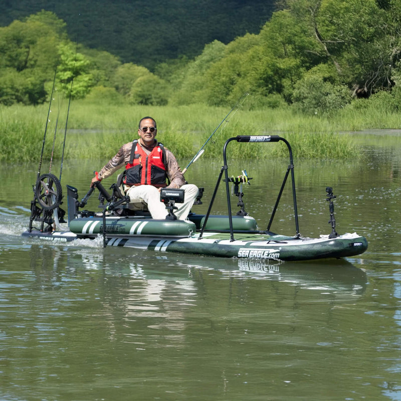 Sea Eagle FS1210 FishSUP 1-Person Inflatable Fishing Stand-Up Paddleboard (SAK79218)