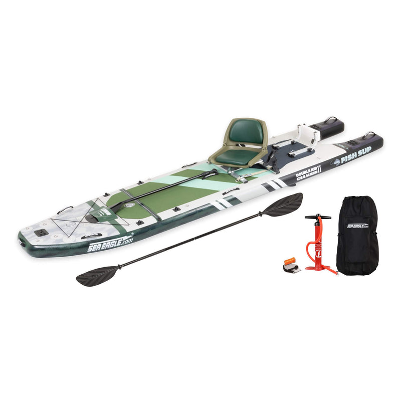 Sea Eagle FS1210 FishSUP 1-Person Inflatable Fishing Stand-Up Paddleboard (SAK79218)