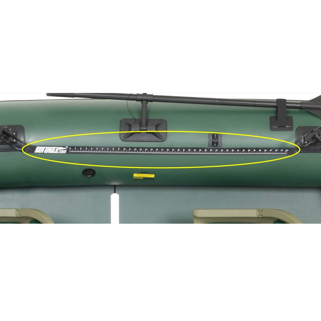 Sea Eagle STS10 Stealth Stalker Frameless Inflatable Fishing Boat, 10FT [STS10] (SAK59314) SAKSBY - Built In Fish Ruler View