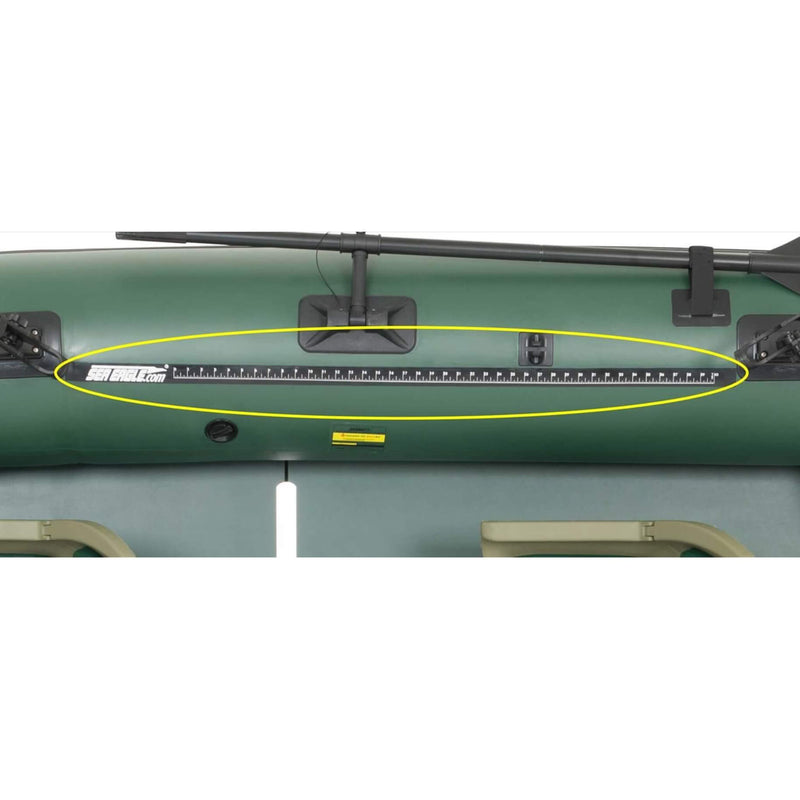 Sea Eagle STS10 Stealth Stalker Frameless Inflatable Fishing Boat, 10FT [STS10] (SAK59314) SAKSBY - Built In Fish Ruler View