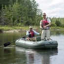 Sea Eagle STS10 Stealth Stalker Frameless Inflatable Fishing Boat, 10FT [STS10] (SAK59314) SAKSBY - Fishing View With  2 Man