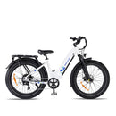 SENADA MAYOR 48V/20AH 750W Premium Electric All-Terrain Fat Tire Bike, 330LBS (SAK34816) - White Right Side View