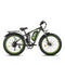 SENADA VIPER PLUS 48V/20AH 1000W Electric All-Terrain Bike, 330LBS (SAK52186) - Black Green Right Side View