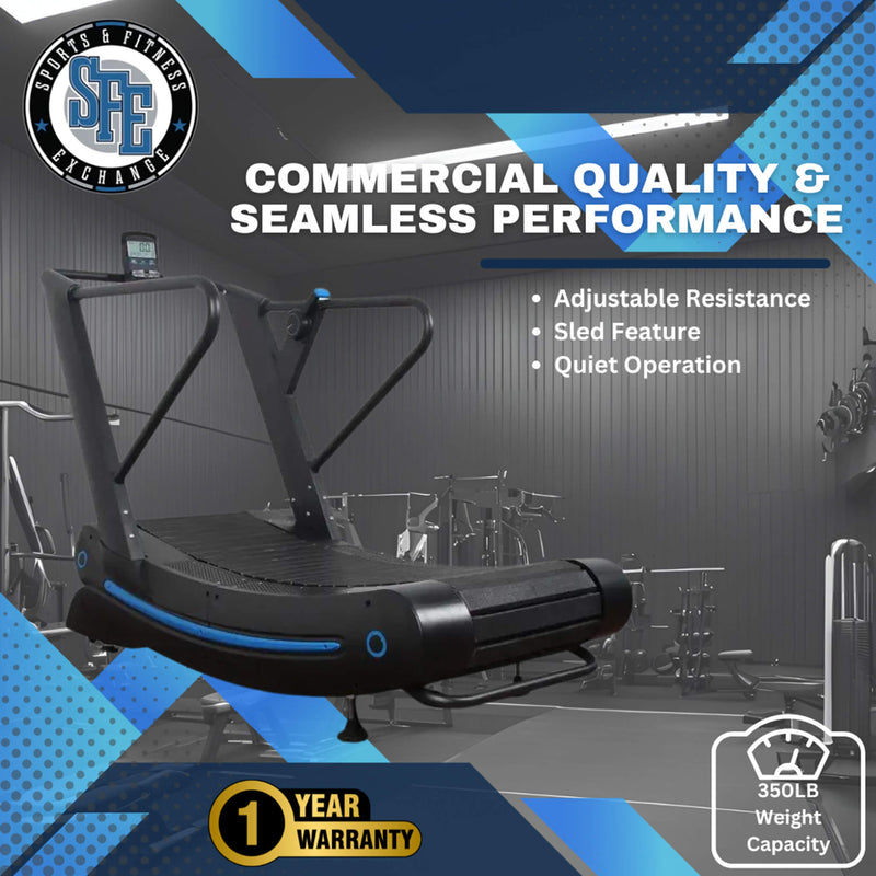 SFE Air Runner Pro Commercial Curved Self-Generating Power Treadmill [TZ-3000] (SAK97215)