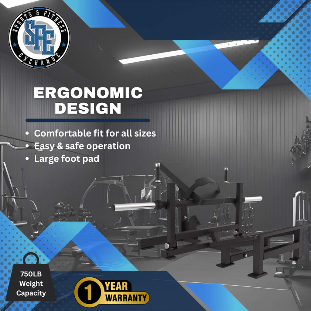 SFE Plate Loaded Hip Thrust Glute Drive Machine [TZ-8133] (SAK76130)