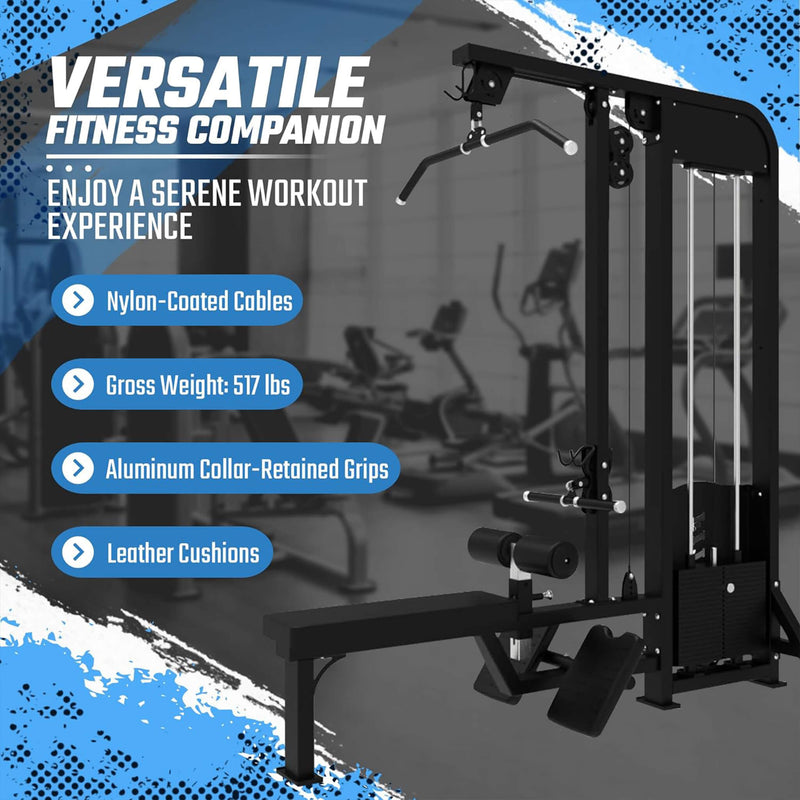 SFE Commercial Selectorized Back & Ab Combo Machine With 250LB Weight Stack [GC-5057] (SAK24895)