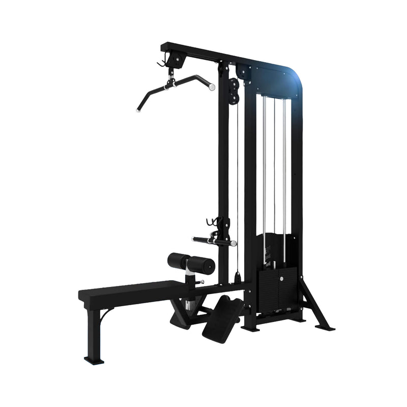 SFE Commercial Selectorized Back & Ab Combo Machine With 250LB Weight Stack [GC-5057] (SAK24895)