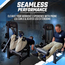 SFE Selectorized Leg Extension And Prone Leg Curl Combo With 250LB Weight Stack [GC-5058] (SAK98571)