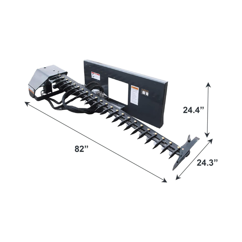 72-Inch Sickle Bar Mower Skid Steer Loader Attachment (SAK81490) - Saksby Wholesale - Dimensions Details