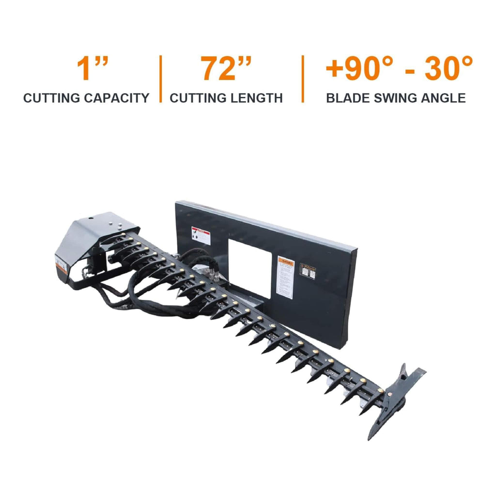 72-Inch Sickle Bar Mower Skid Steer Loader Attachment (SAK81490) - Saksby Wholesale - Features