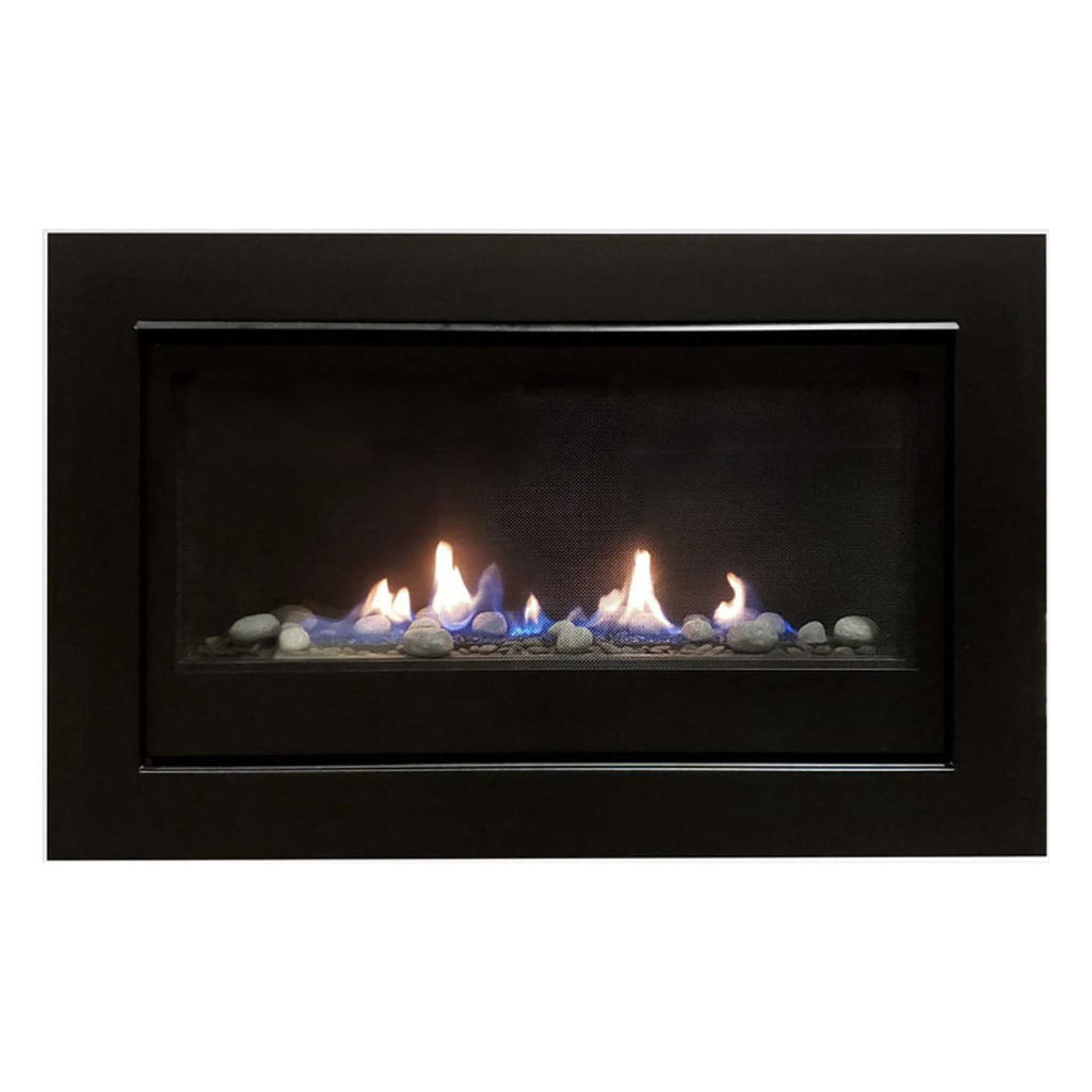 Sierra Flame Boston 36" Gas-Burning Direct Vent Builder's Linear Fireplace [BOSTON-36-NG-EI] (SAK81297) SAKSBY - Front View