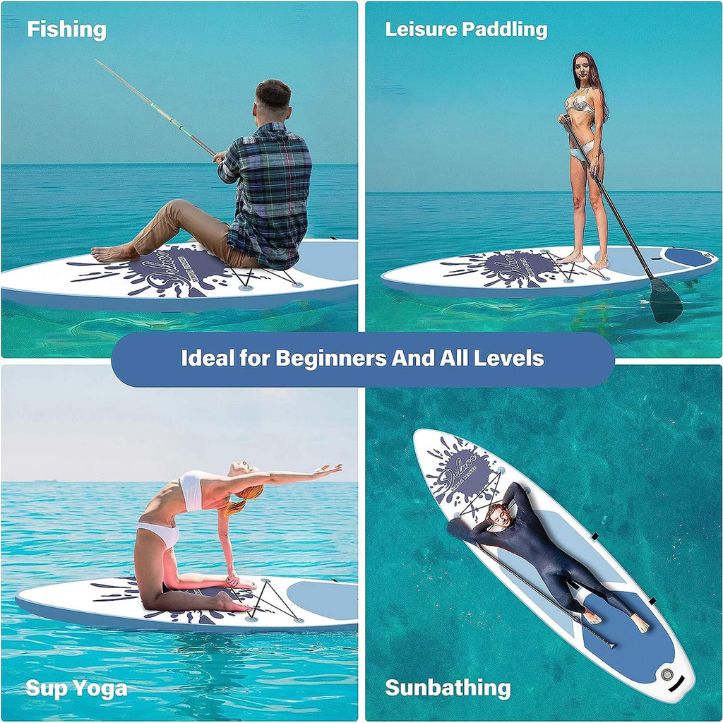 Simple Deluxe Premium Inflatable Stand-Up Paddle Board Kit 10ft - SAK41846 - Applications