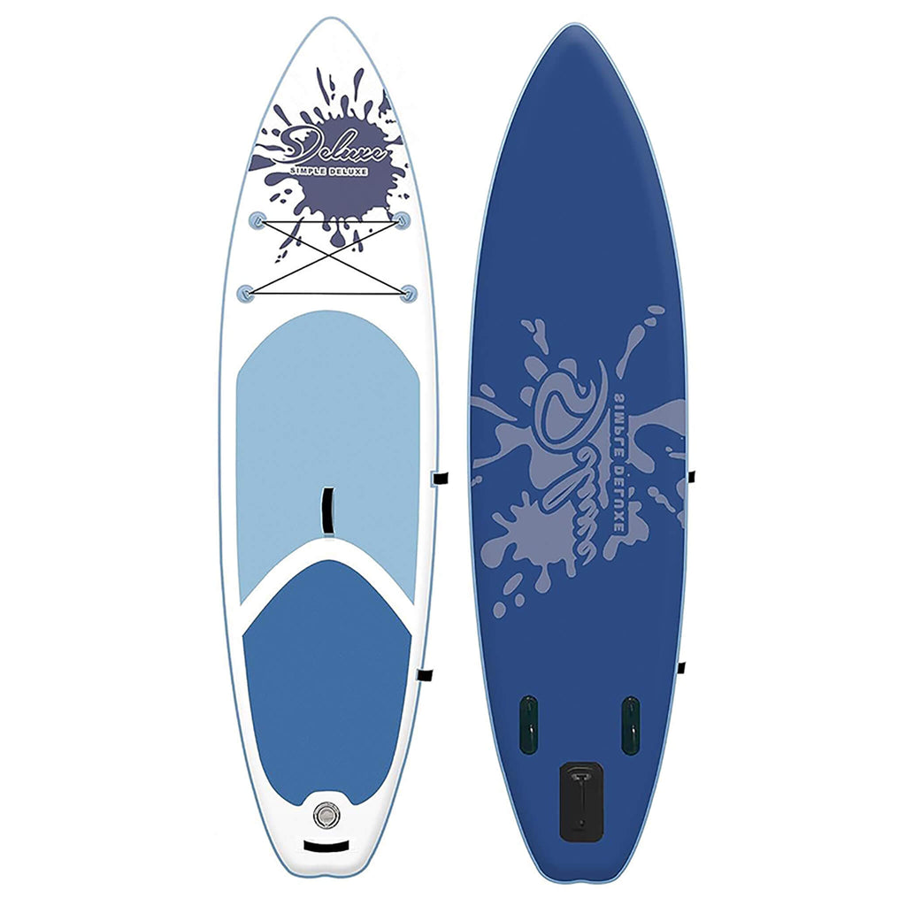 Simple Deluxe Premium Inflatable Stand-Up Paddle Board Kit 10ft - SAK41846 - Top and Bottom View