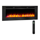 Simplifire Allusion Recessed Linear Electric Fireplace [SF-ALL48/50/60-BK] (SAK13256) SAKSBY - With Remote Control View