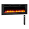 Simplifire Allusion Recessed Linear Electric Fireplace [SF-ALL48/50/60-BK] (SAK13256) SAKSBY - With Remote Control View