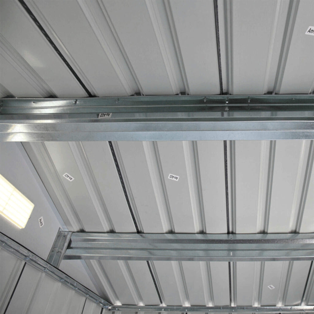 Small Outdoor Garden Backyard Storage Tool Shed W/ Sliding Door, 4'x7' (SAK59938) - Saksby Wholesale - Ceiling View