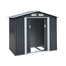 Small Outdoor Garden Backyard Storage Tool Shed W/ Sliding Door, 4'x7' (SAK59938) - Saksby Wholesale - Full View