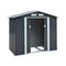 Small Outdoor Garden Backyard Storage Tool Shed W/ Sliding Door, 4'x7' (SAK59938) - Saksby Wholesale - Full View