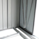 Small Outdoor Garden Backyard Storage Tool Shed W/ Sliding Door, 4'x7' (SAK59938) - Saksby Wholesale - Inside Door  View