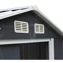 Small Outdoor Garden Backyard Storage Tool Shed W/ Sliding Door, 4'x7' (SAK59938) - Saksby Wholesale - Outdoor Windows View