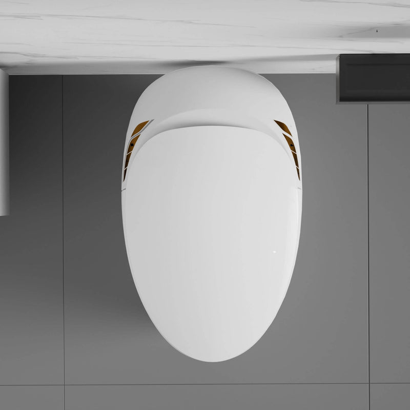 Smart One-Piece Toilet With Bidet, Foot Sensor, LED Display And Dryer (SAK80112) - Saksby Wholesale - Top View Lifestyle