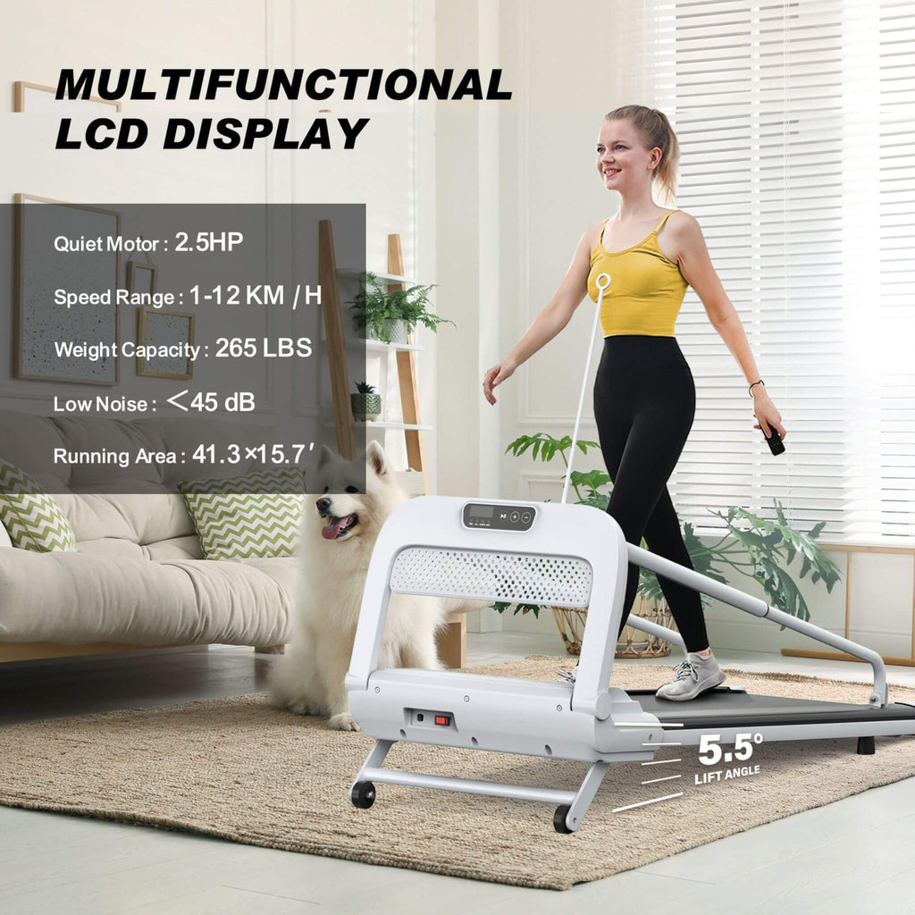 Smart Pet Treadmill With Adjustable Speed For Small And Medium Dogs (SAK72537)- Saksby Wholesale - LCD Display