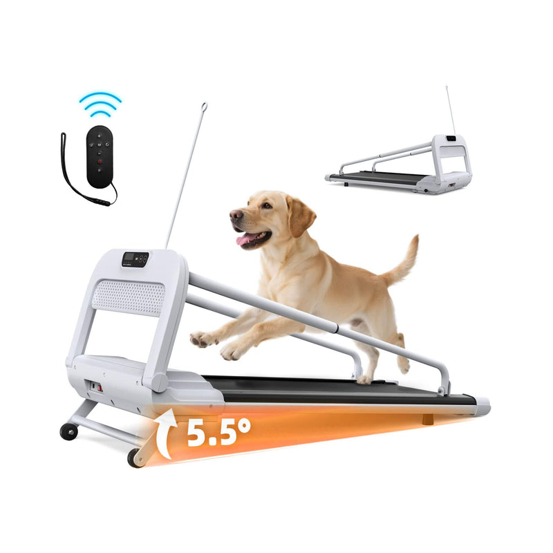 Smart Pet Treadmill With Adjustable Speed For Small And Medium Dogs (SAK72537)- Saksby Wholesale - lift Dimension Side View