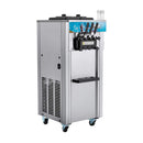 Stainless Steel Commercial 3 Flavor Soft Serve Ice Cream Machine Maker 21 31 L H SAK65291 Saksby - Front Right Corner View