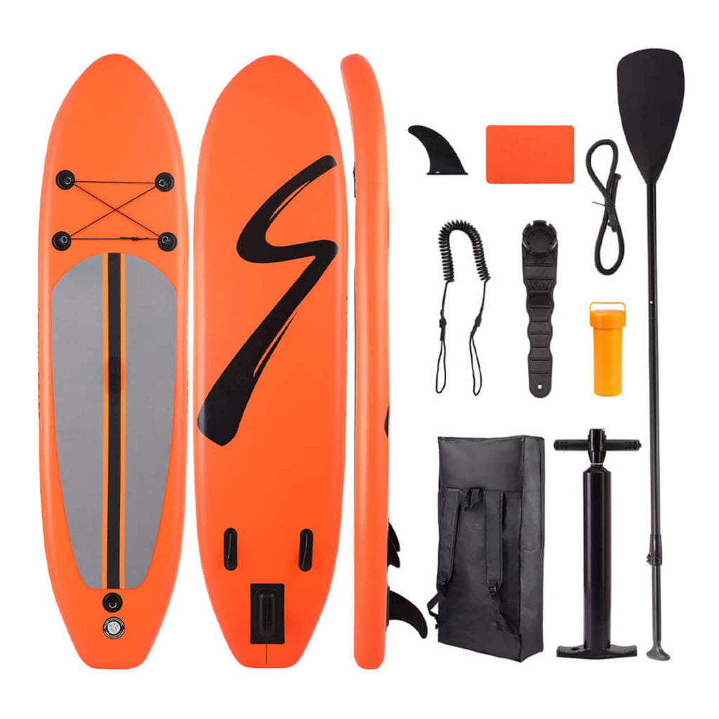 Streak Board Inflatable 10FT Stand Up Paddle Surfboard With Carry Bag, Pump And Paddle (SAK93471) SAKSBY - Complete Set View