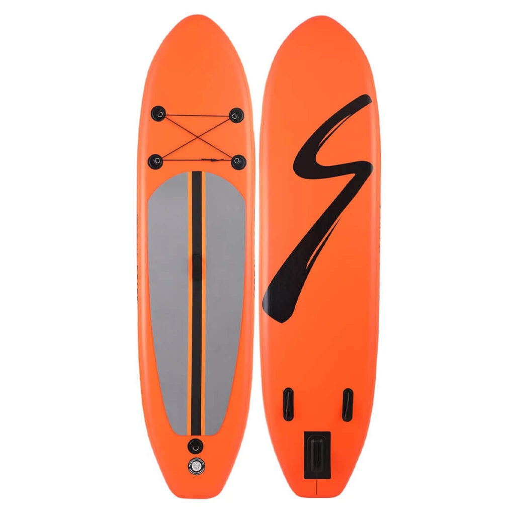 Streak Board Inflatable 10FT Stand Up Paddle Surfboard With Carry Bag, Pump And Paddle (SAK93471) SAKSBY - Top and Bottom View