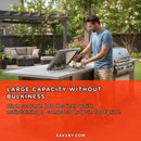 Summerset 28-Inch Wide 2.7FT Drop-In Ice Cooler With 40 Pound Ice Capacity [SSIC-28] (SAK34267) - Saksby Wholesale - Large Capacity Feature