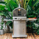 Summerset 60" Outdoor Freestanding Gas Pizza Oven [SS-OVFS-LP/NG] (SAK17543) - Saksby Wholesale - Front View In Lifestyle Image