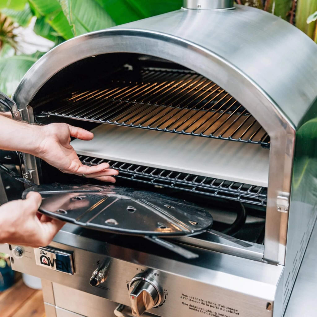 Summerset 60" Outdoor Freestanding Gas Pizza Oven [SS-OVFS-LP/NG] (SAK17543) - Saksby Wholesale - Product In-Use
