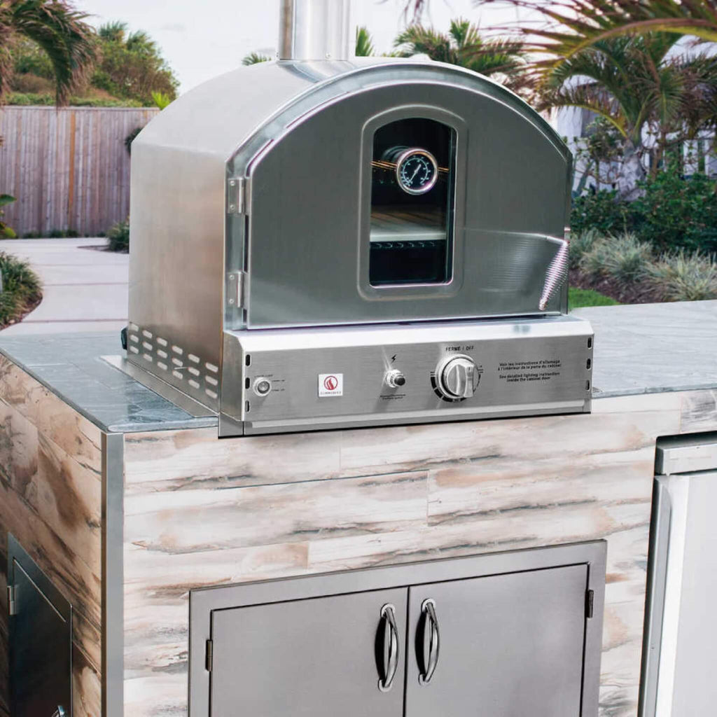 Summerset Outdoor Built-In Countertop Gas Pizza Oven [SS-OVBI] (SAK73182) - Saksby Wholesale - Built-In View