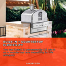 Summerset Outdoor Built-In Countertop Gas Pizza Oven [SS-OVBI] (SAK73182) - Saksby Wholesale - Flexible Feature