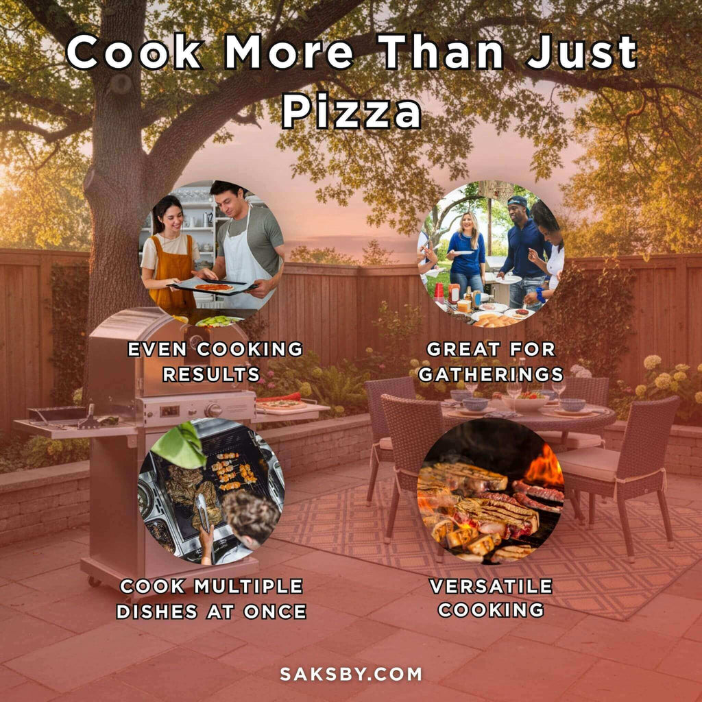 Summerset Outdoor Built-In Countertop Gas Pizza Oven [SS-OVBI] (SAK73182) - Saksby Wholesale - Outcomes
