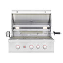 Summerset TRL Pro Built-In Grill With Rear Infrared Burner And Rotisserie Kit [TRLPRO] (SAK94108) - Saksby Wholesale - Front View With Lid Opened