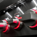 Summerset TRL Pro Built-In Grill With Rear Infrared Burner And Rotisserie Kit [TRLPRO] (SAK94108) - Saksby Wholesale - Knobs Close Up With LED