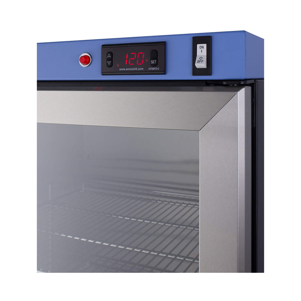 Summit 24‑Inch Wide 10.6 Cu Ft Passive‑Heat Blanket Warmer With Glass Door & Digital Thermostat [PTHC125G] (SAK18294)