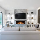 Summit 72-Inch Linear Fireplace With Bedrock [SML-72BR] (SAK92081)