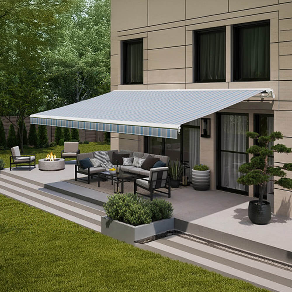 Sunsetter Platinum XL Motorized Sunbrella Performance Awning With 13'1" Projection (SAK12532)
