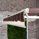 SUNSETTER PRO XL Woven Acrylic Premium Motorized Electric Awning With Drop Screen & 11'8" Projection (SAK24163)