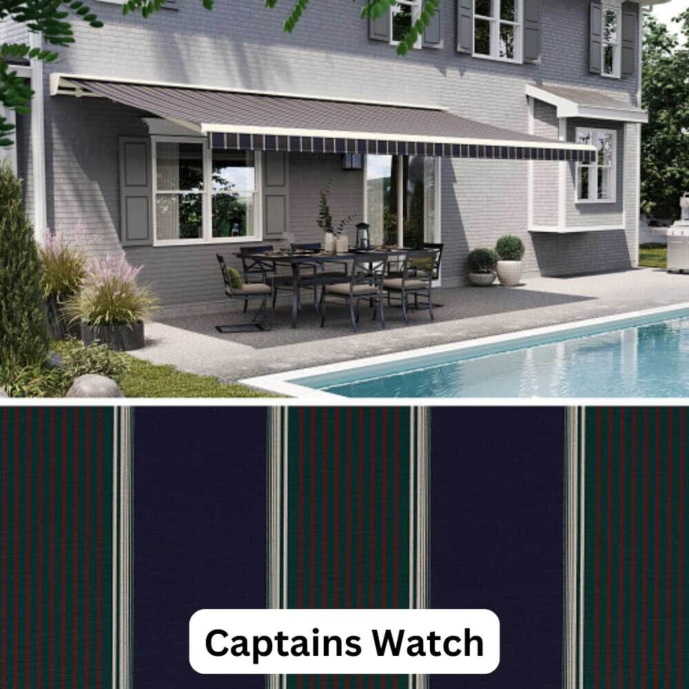 Sunsetter Oasis Motorized Woven Acrylic Premium Freestanding Awning (SAK62154)