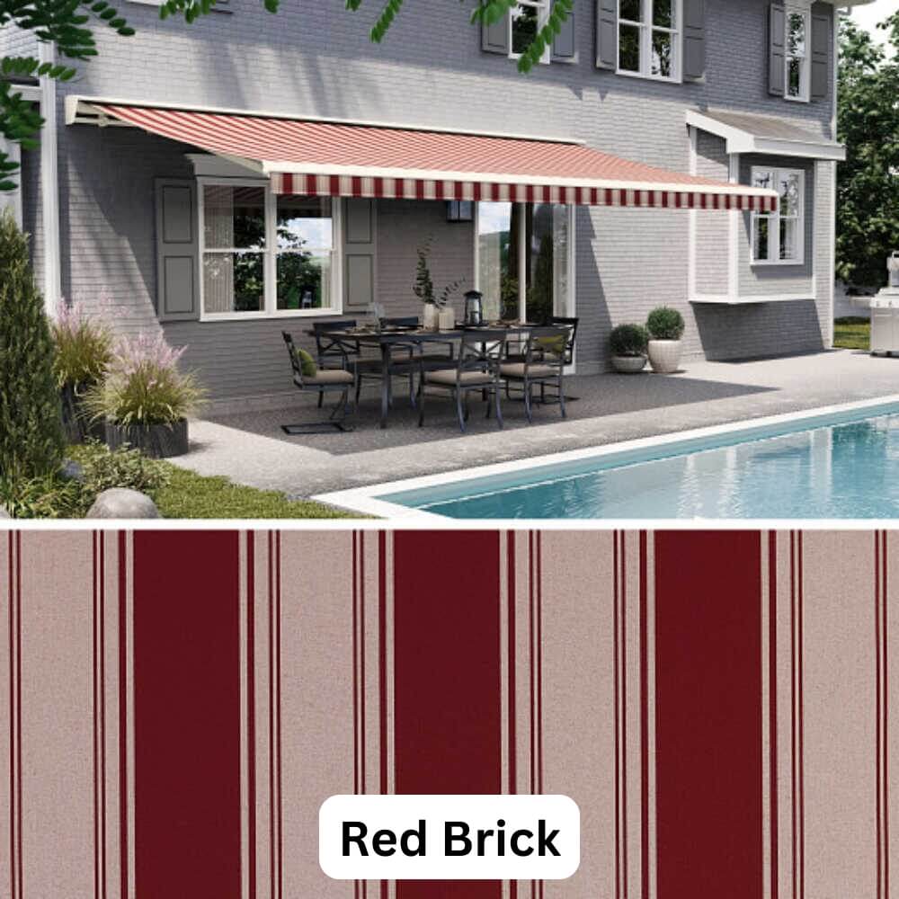 Sunsetter Oasis Motorized Woven Acrylic Premium Freestanding Awning (SAK62154)