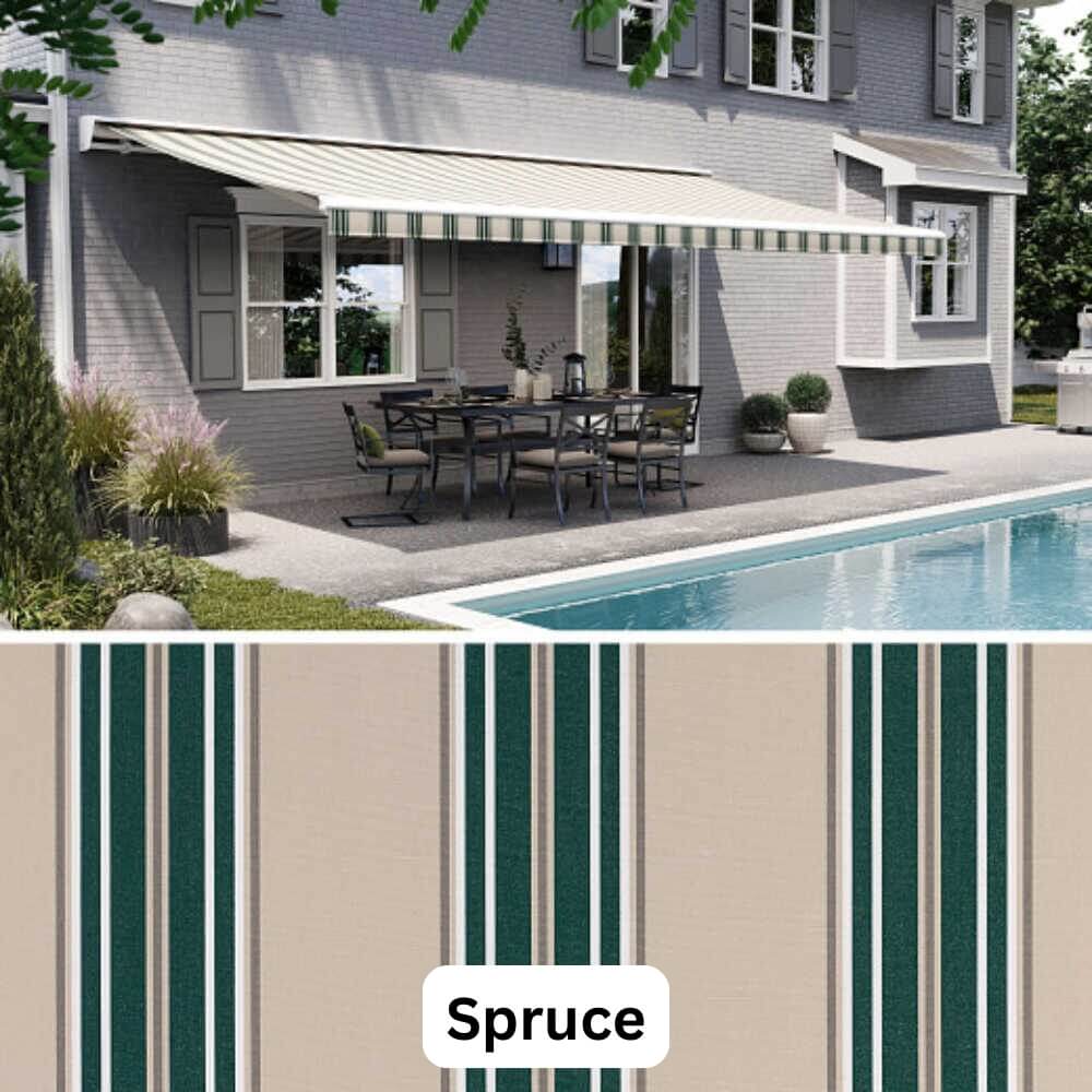Sunsetter Oasis Motorized Woven Acrylic Premium Freestanding Awning (SAK62154)