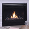 Superior Fireplaces 40" Contemporary Black Glass Direct Vent Gas Fireplace With Battery Back Up [DRC3040DEN-B] (SAK40523)