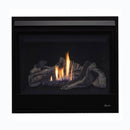 SUPERIOR FIREPLACES 40" Contemporary Black Glass Direct Vent Gas Fireplace With Battery Back Up [DRC3040DEN-B] (SAK40523)