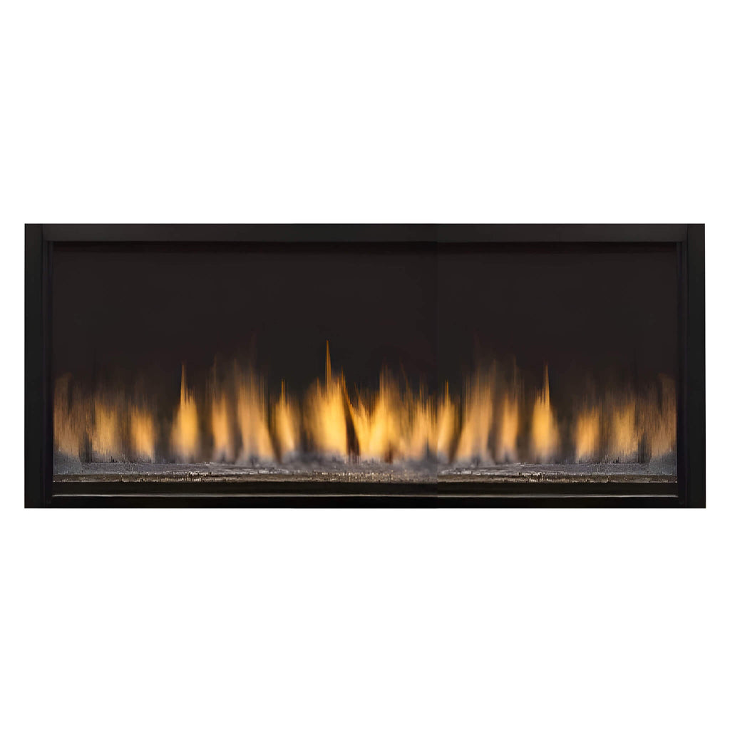 Natural Gas Fireplace Insert With Flames On A White Background - Saksby Wholesale